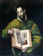 El Greco Hl. Lukas als Maler oil painting artist